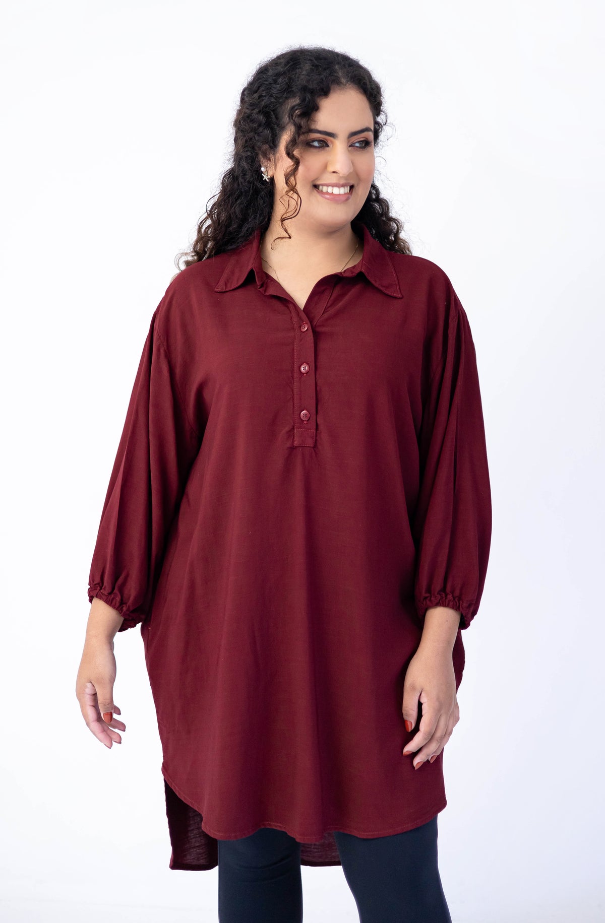 Max camisa com abertura tipo polo