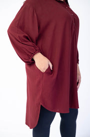 Max camisa com abertura tipo polo