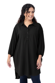Max camisa com abertura tipo polo